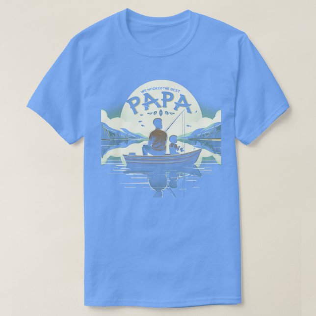 T-shirt Homme Pêcheur Papa Pêche Drôle Nous Hochons Les Be (Design devant)