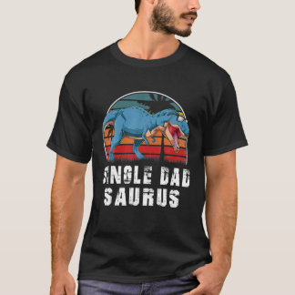 T-shirt Homme père célibataire Saurus Dinosaur amusant Dad