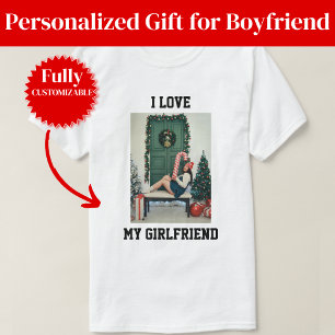 T-shirt homme photo de ma petite amie Cadeau pour