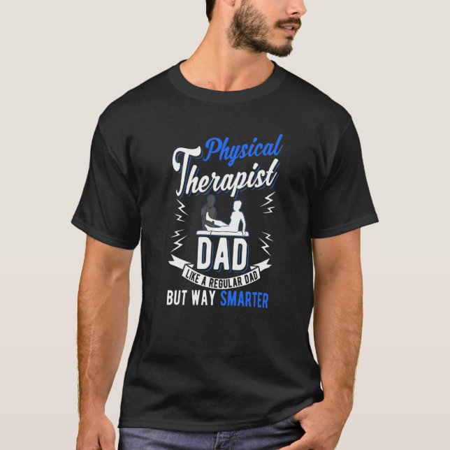 T-shirt Homme Physiothérapeute Papa Physiothérapeute Père (Devant)