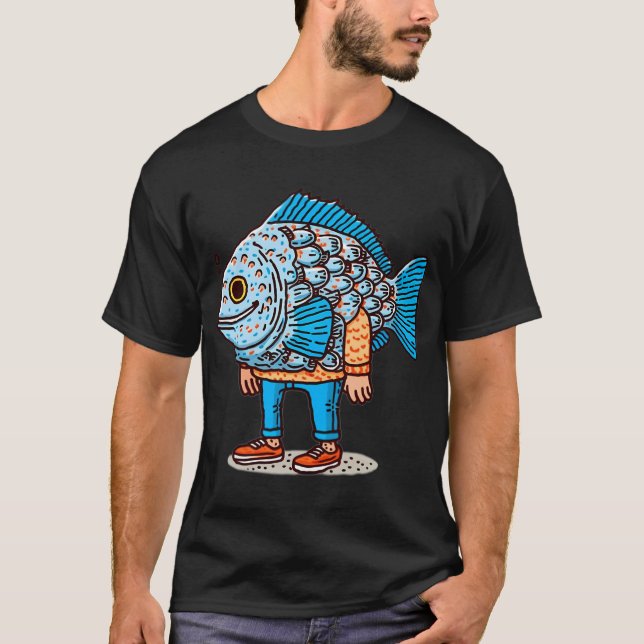 T-shirt Homme Poisson (Devant)