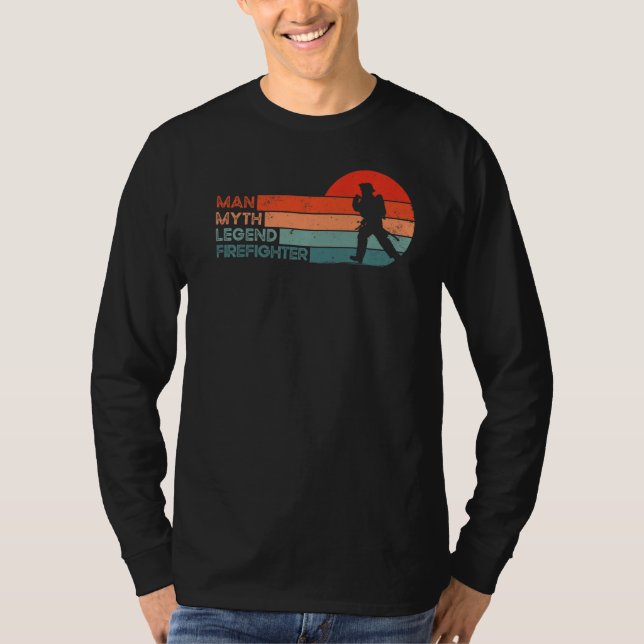 T-shirt Homme Pompier pompier pompier volontaire pompier (Devant)