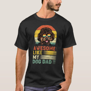 T-shirt homme Poodle Vintage Incroyable Comme Mon