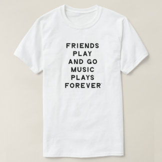 T-shirt Homme pour amis et musique
