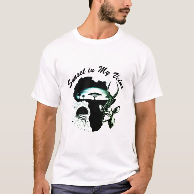 T-shirt homme pour fans africains (Devant)