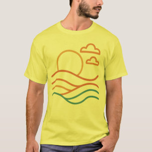 T-shirt Homme pour la Plage moderne
