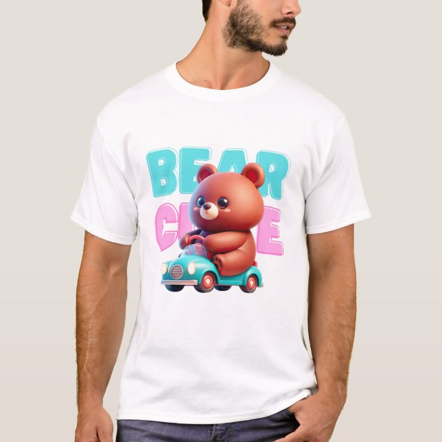 T-shirt homme pour l'aventure de l'ours (Devant)