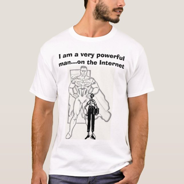 T-shirt Homme puissant (Devant)