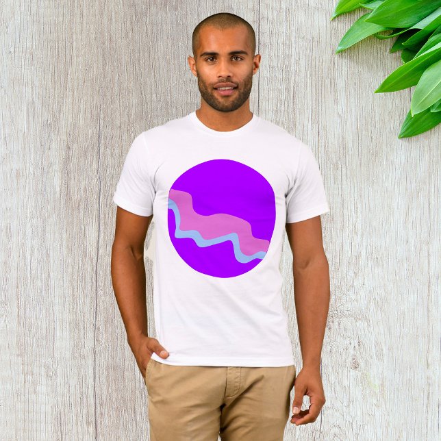 T-Shirt Homme Purple Planet (Créateur téléchargé)