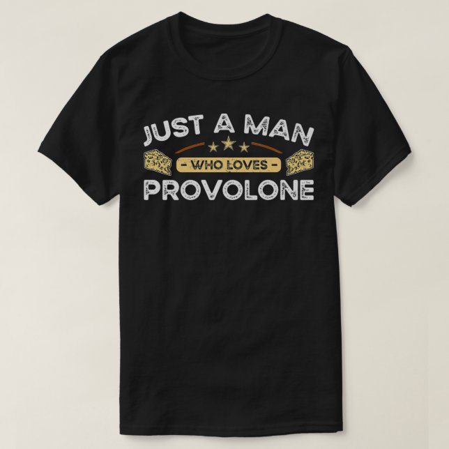 T-shirt Homme Qui Aime Le Fromage Provolone Premium (Design devant)