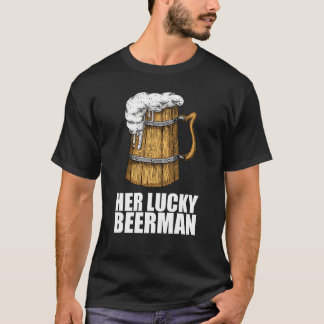 T-shirt Homme qui boit de la bière Boire de la bière