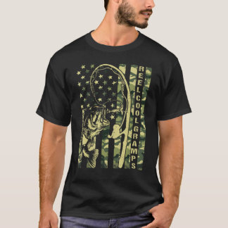 T-shirt Homme Reel Cool Gramps Camouflage Drapeau Américai