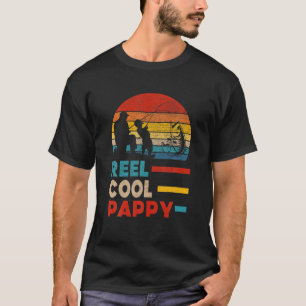 T-shirt Homme Reel Cool Pappy Pêcheur Papa Fête des Pères