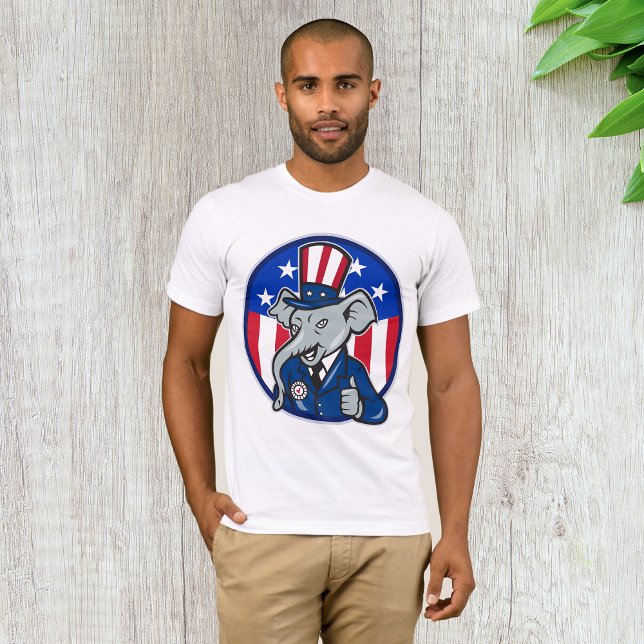 T-shirt homme républicain éléphant (Créateur téléchargé)