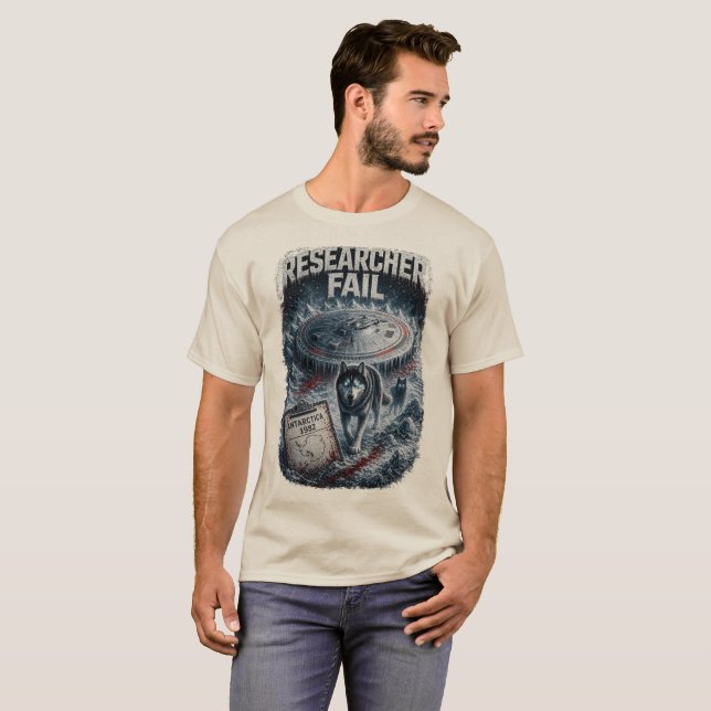 T-shirt homme Researcher Fail (Devant entier)