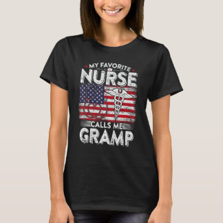 T-shirt Homme Rétro Mon Infirmière Préférée M'appe