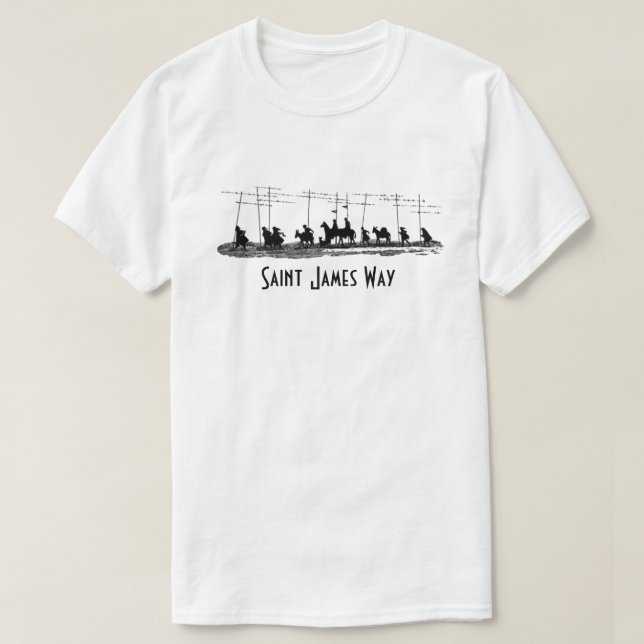T-shirt homme Saint James Way (Design devant)