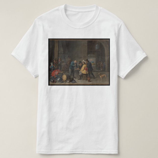T-shirt homme - Salle de garde avec la prestation (Design devant)