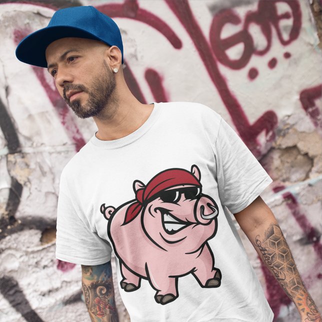T-Shirt Homme Sanglier (Créateur téléchargé)