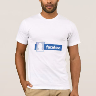 T-shirt Homme sans visage - PIC anonyme de profil