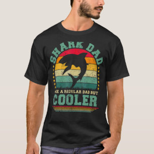 T-shirt Homme Shark Papa Comme Un Père Régulier Mais Glaci