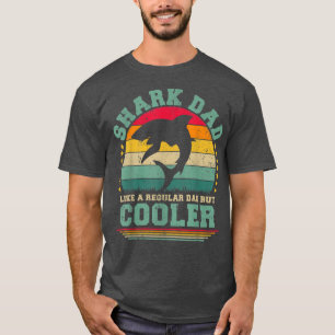 T-shirt Homme Shark Papa Comme Un Père Régulier Mais Glaci