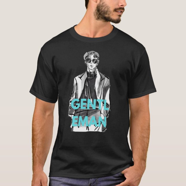 T-shirt homme simple confortable décontracté et li (Devant)