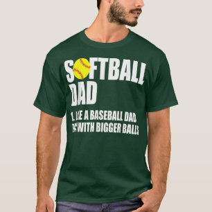 T-shirt Homme Softball Papa Définition Drôle