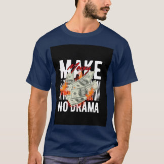 T-Shirt Homme Streetwear Hustle "Gagnez de l'Argen