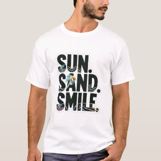 T-shirt homme Sun Sand Smile