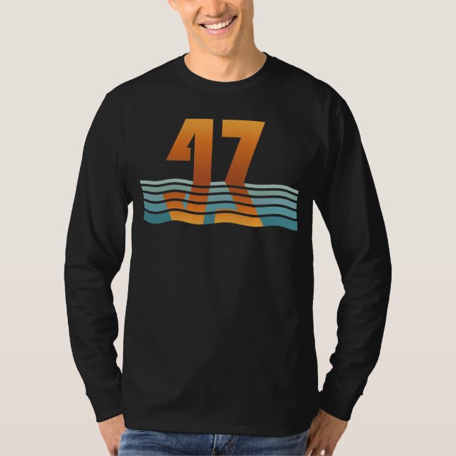 T-shirt homme Sunset 47 à manches longues, Version (Devant)