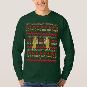 T-Shirt homme « Sweatshirt laid » Hanukkah manche 