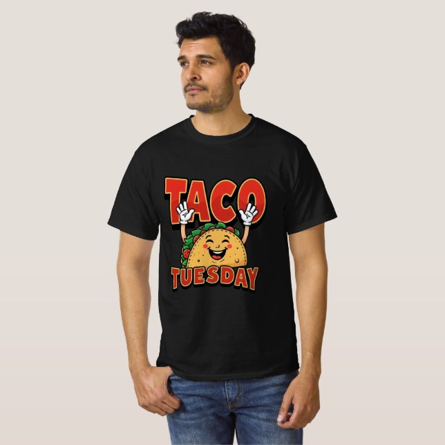 T-shirt homme Taco TuesDay (Devant entier)