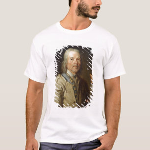 T-shirt Homme tenant un personnel, c.1800 (huile sur la