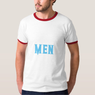 T-shirt Homme Texte personnalisé Couleur Bleu Ciel Homme B
