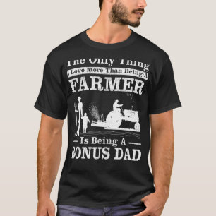 T-shirt Homme Tracteur Fermier Style Vintage Fermier Bonus