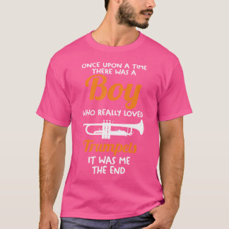 T-shirt Homme Un Garçon Qui Aimait Vraiment Les Trompettes