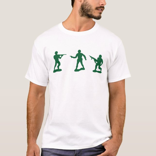 T-shirt Homme vert d'armée (Devant)