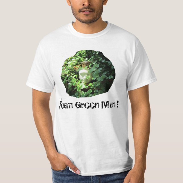 T-shirt Homme vert d'équipe ! Valeur T. (Devant)