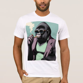 T-shirt Homme Vêtements, gorille portant des lunettes de s