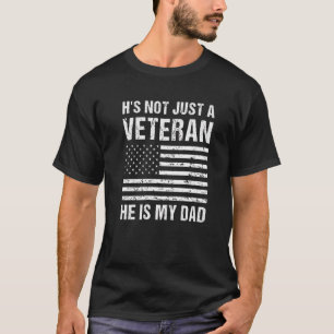 T-shirt Homme Vétérinaire Il Est Mon Père Américain Drapea
