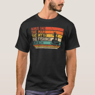 T-shirt Homme Vintage Bonus Papa L'Homme Mythe Légende de