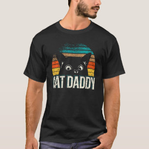 T-shirt Homme Vintage Cat Daddy et Cat Dad