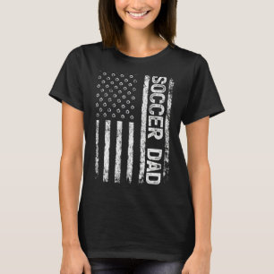 T-shirt Homme Vintage Football Américain Drapeau Football 