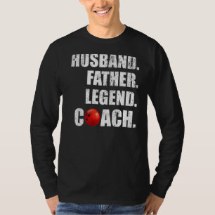 T-shirt Homme Vintage Mari père légende Bowling entraîneur