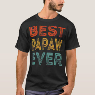 T-shirt Homme Vintage meilleur chat Papaw jamais bosse d'a