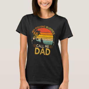 T-Shirt Homme Vintage Mes Copains de Pêche Appelle