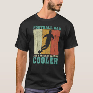 T-shirt Homme Vintage Retro Football Papa Comme Un Papa Ré