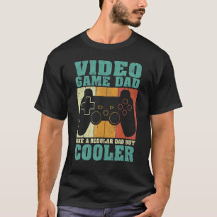 T-shirt Homme Vintage Retro Jeu Vidéo Papa Comme Un D Régu