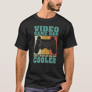 T-shirt Homme Vintage Retro Jeu Vidéo Papa Comme Un D Régu